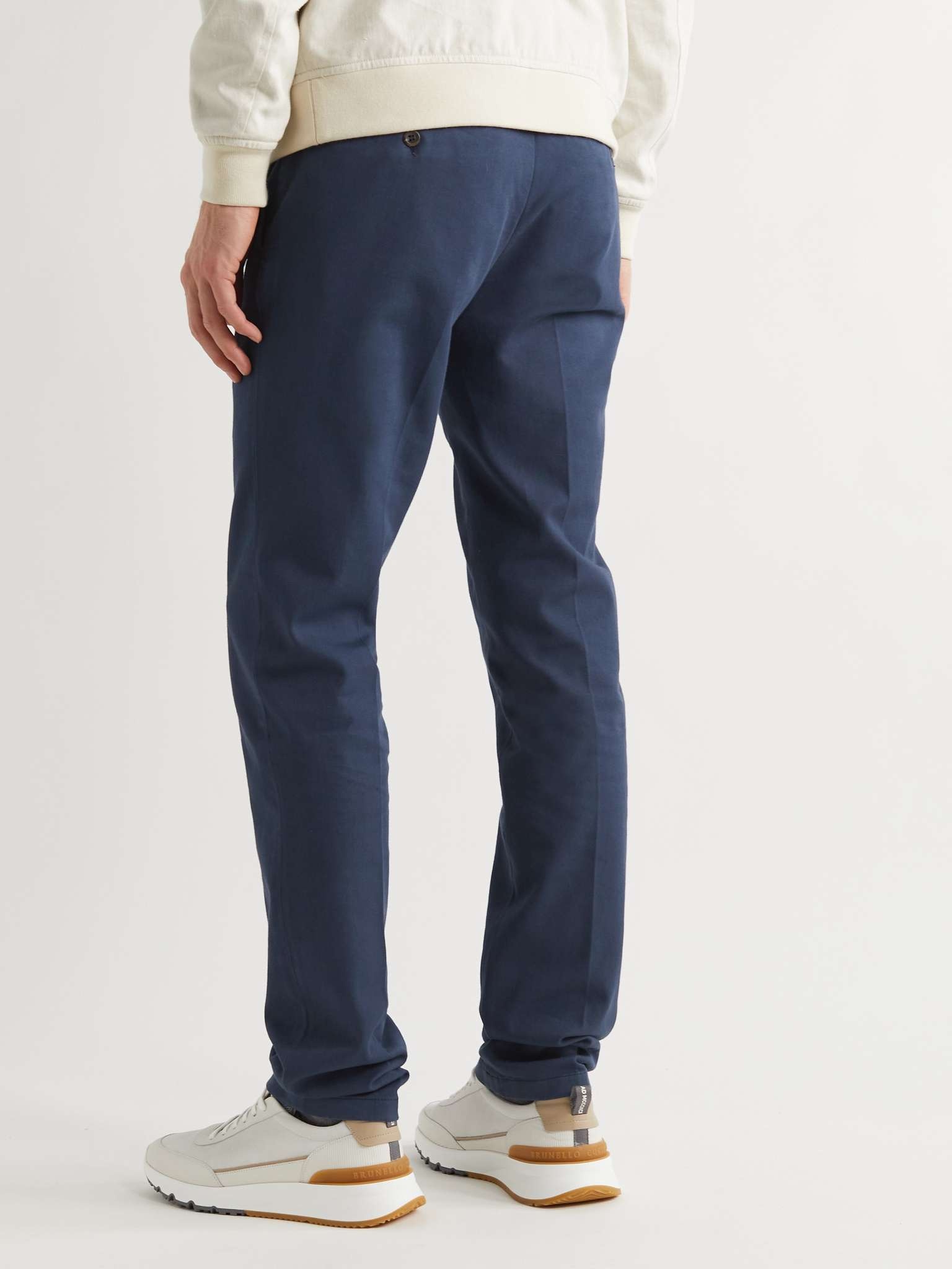 Slim-Fit Stretch-Cotton Twill Chinos - 4