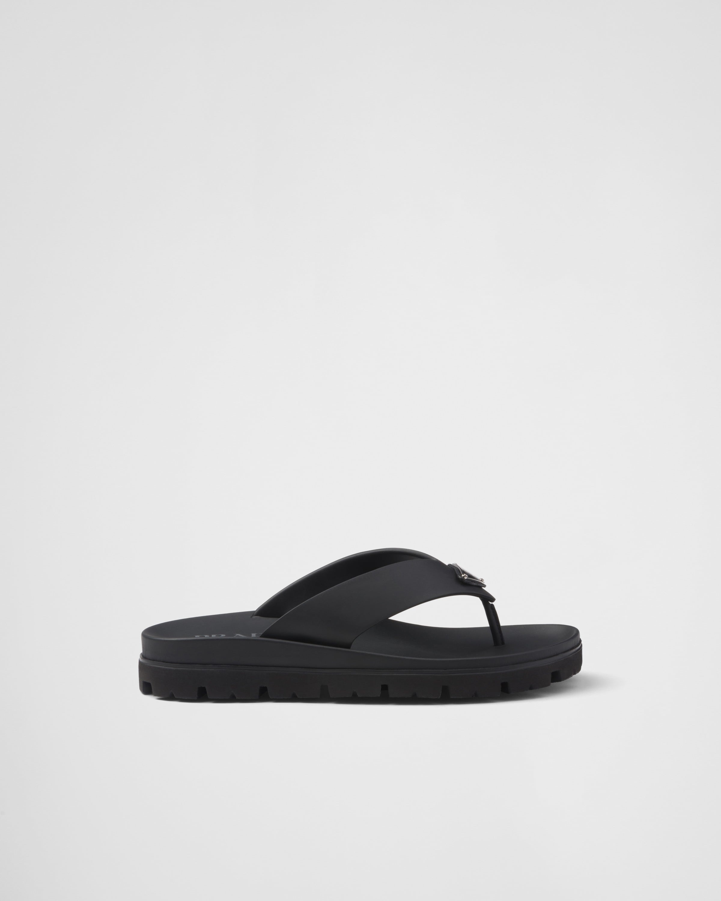 Rubber thong sandals - 2