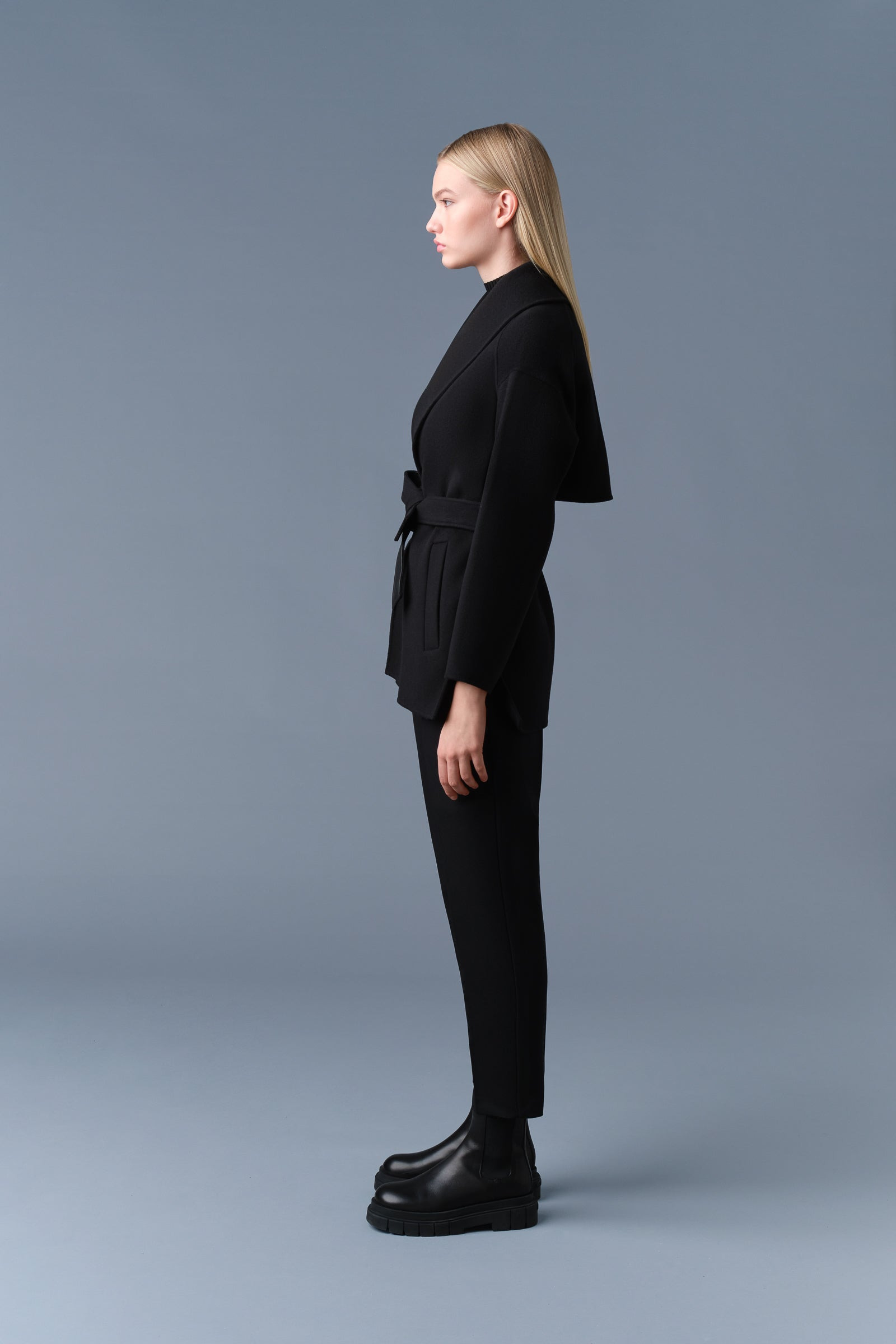 TYRA Double-Face wool robe jacket - 3