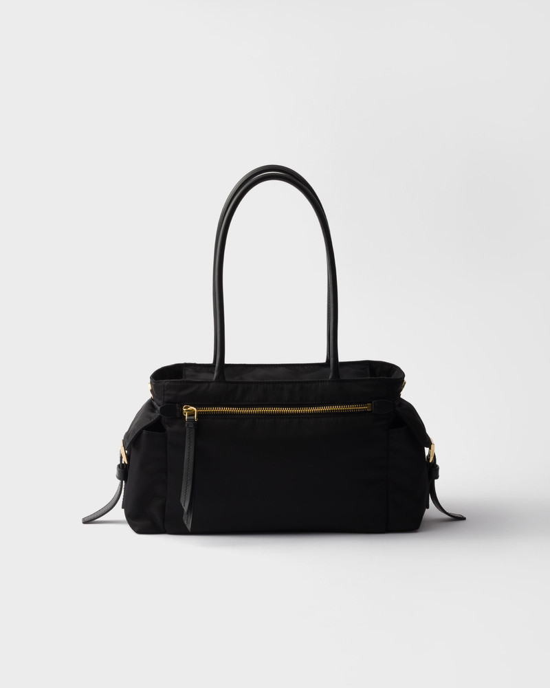 Prada Explore medium Re-Nylon and leather tote bag 4