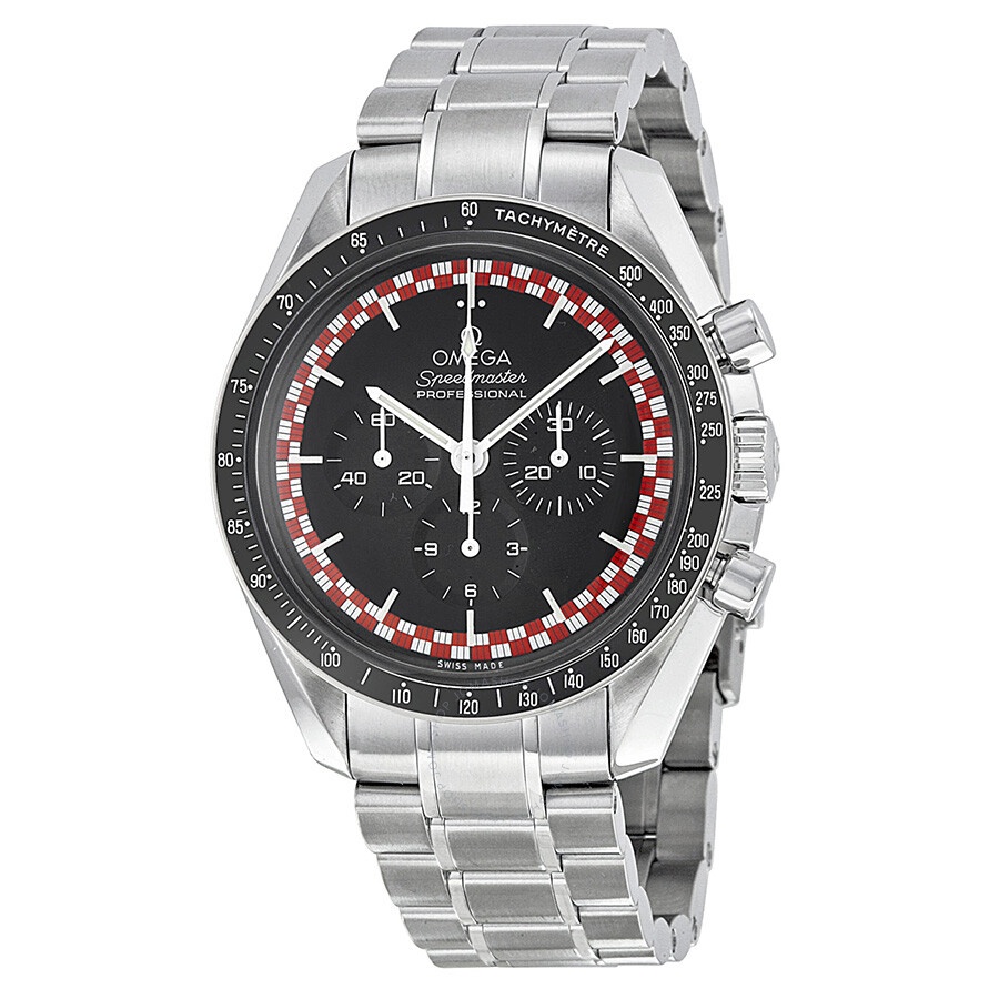 Pre-owned Omega Speedmaster Moonwatch Chronograph Tachymeter Black Dial Men's Watch 311.30.42.30.01. - 1