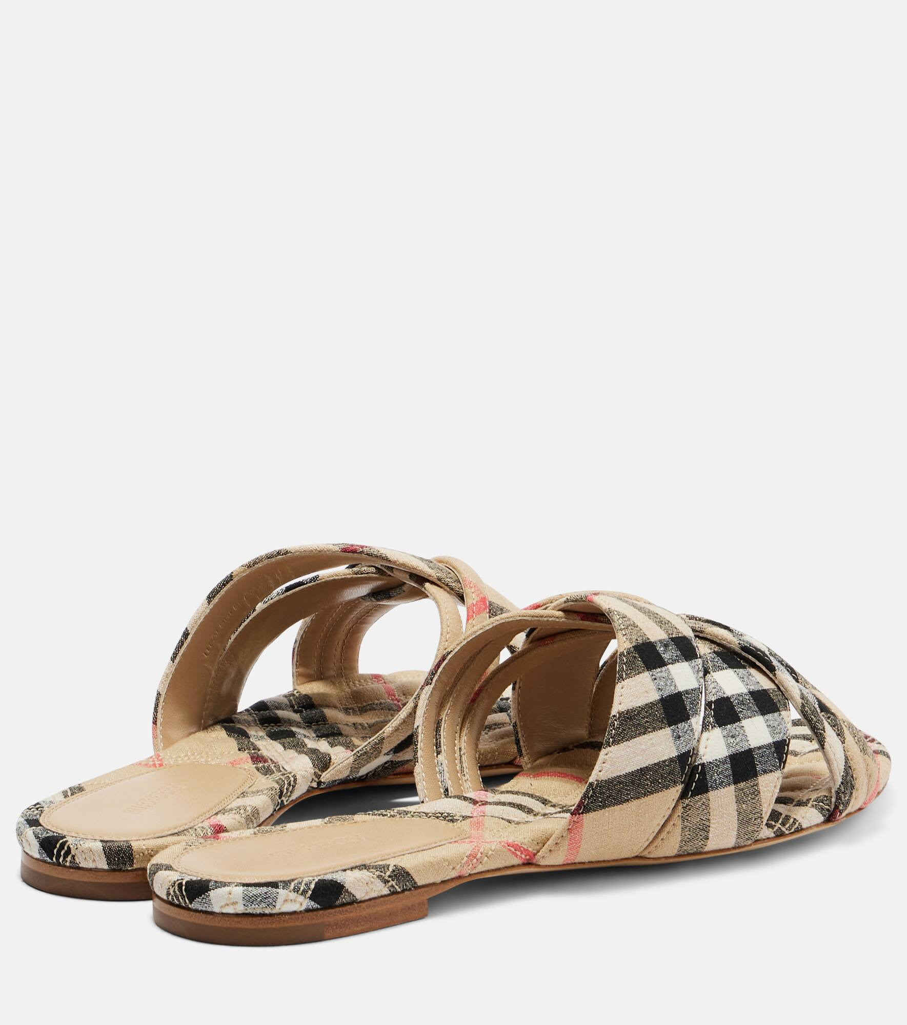 Burberry Check slides - 2