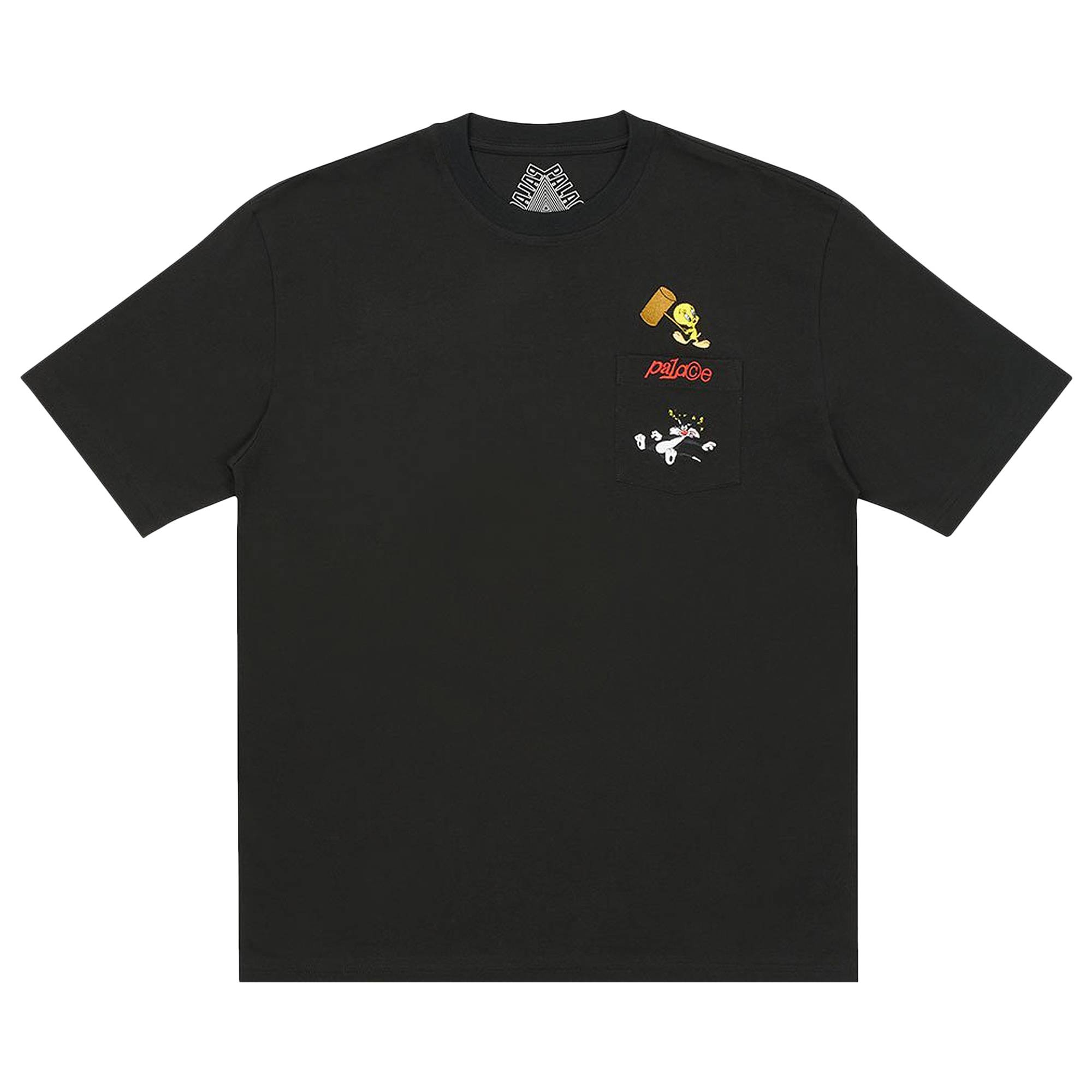 Palace Tweety-P Pocket T-Shirt 'Black' - 1