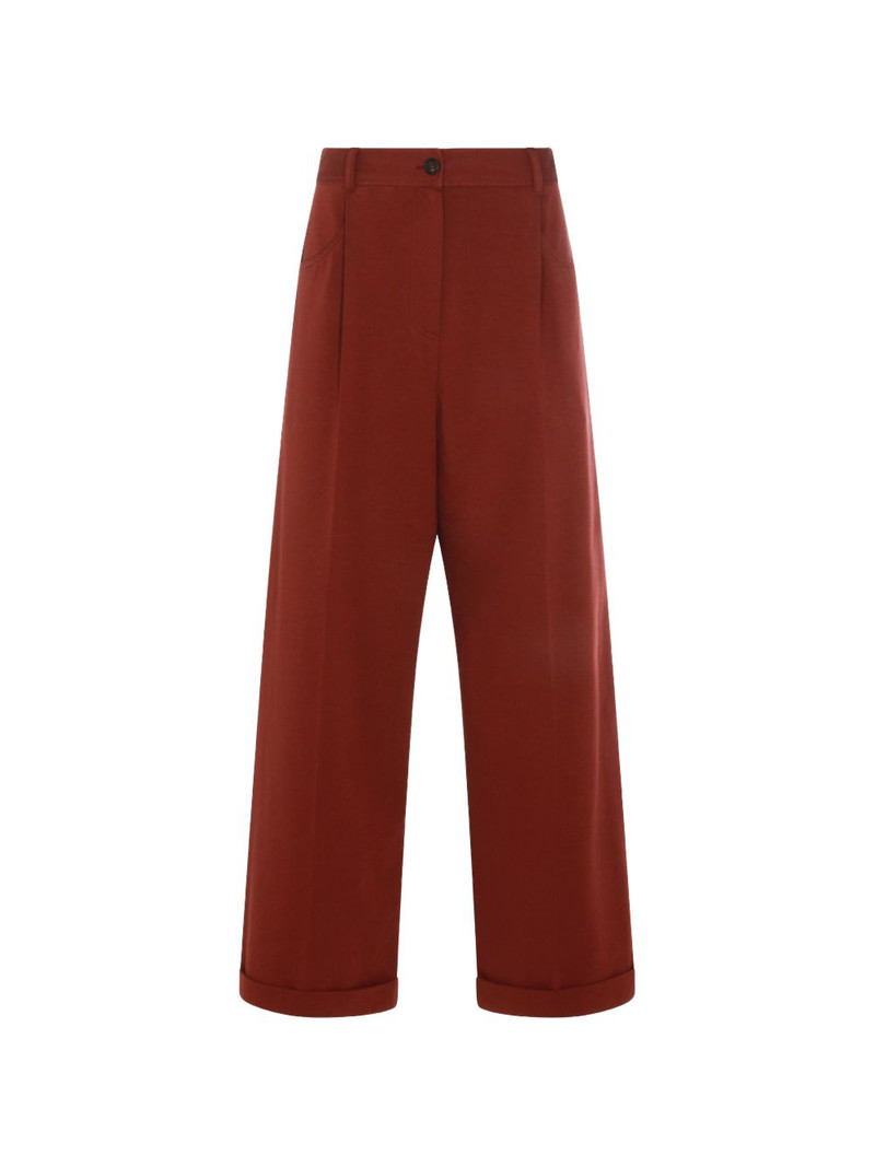 buttoned tailored trousers 1
