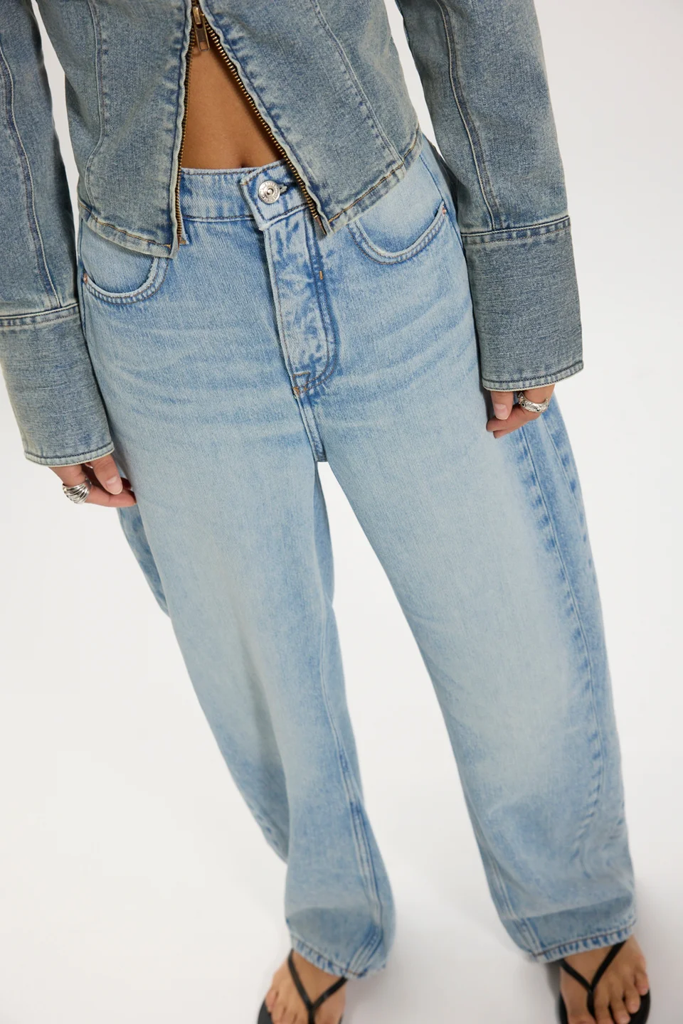 We The Free Truro Baggy Puddle Jeans - 1