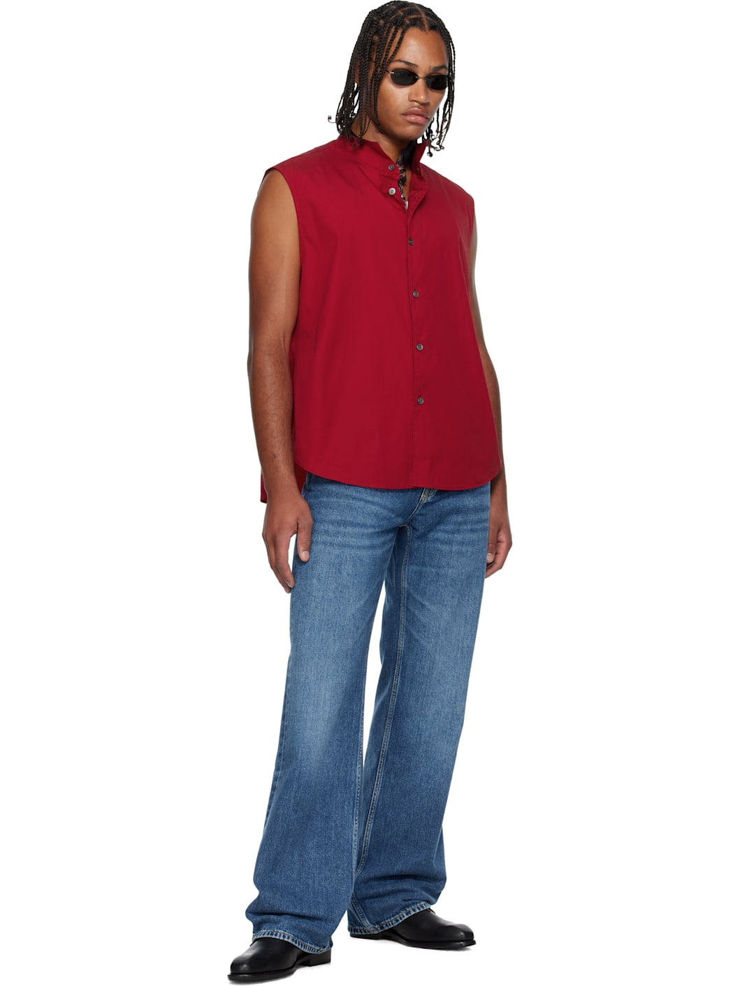 Red Wing Sleeveless Shirt - 4