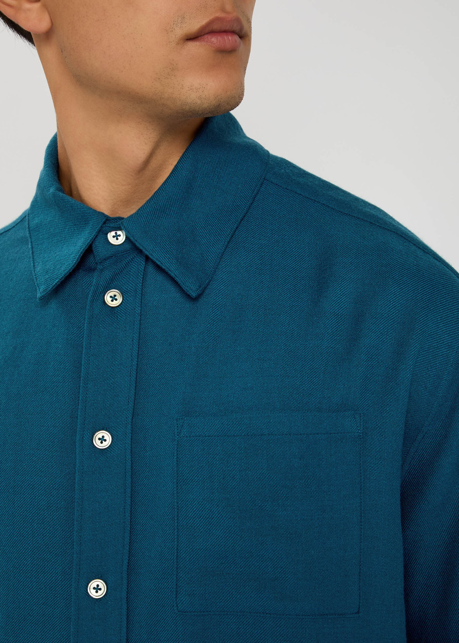 The Elder Statesman Pashmina Wool and Cashmere-blend Shirt - 5
