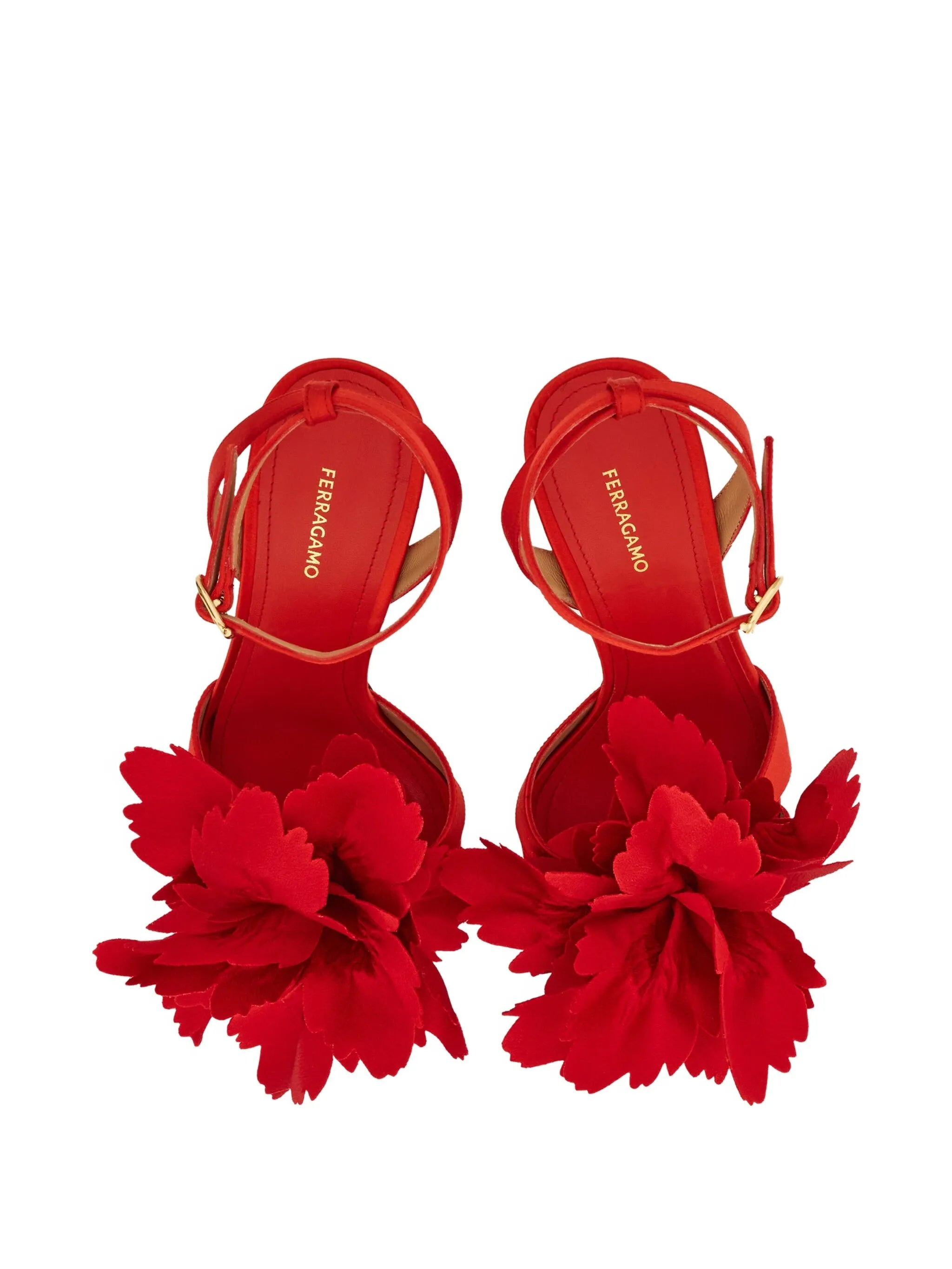 Ferragamo 90mm Flower-embellished High-heel Sandals - 3