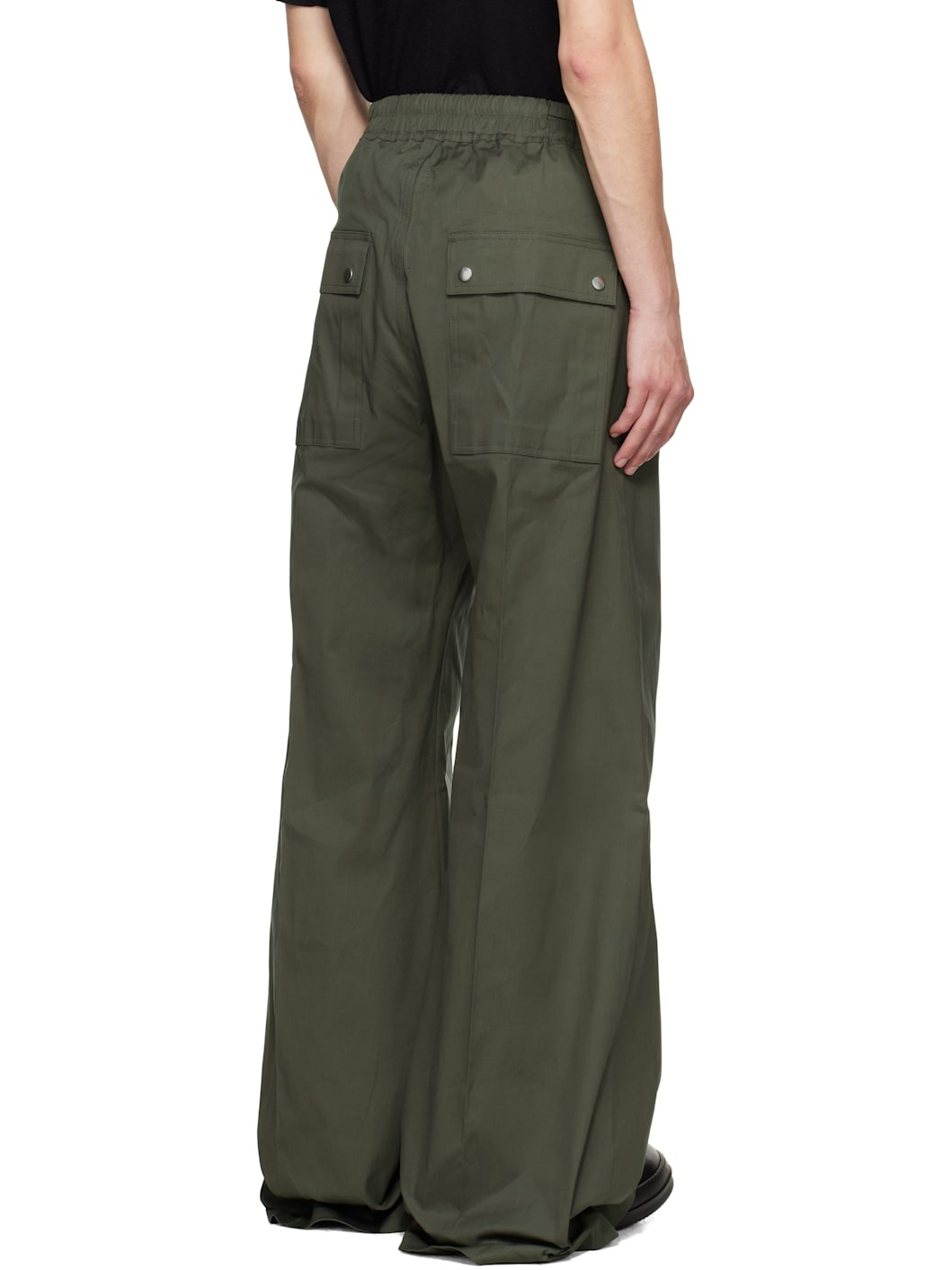 Khaki Concordians Wide Bela Trousers - 3