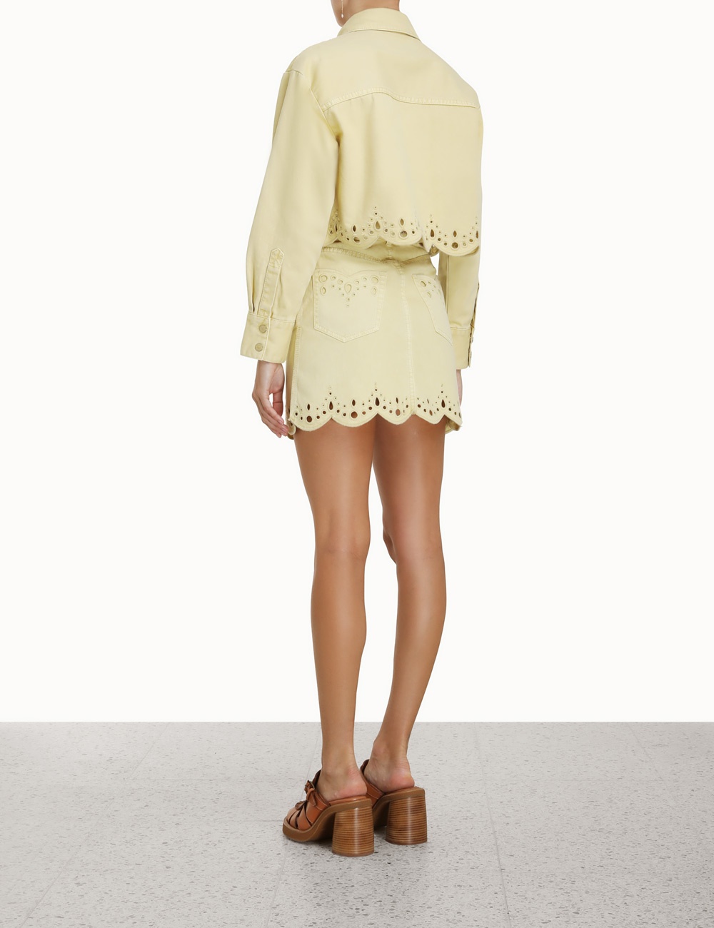 CLOVER SCALLOP SHIRT JACKET - 4
