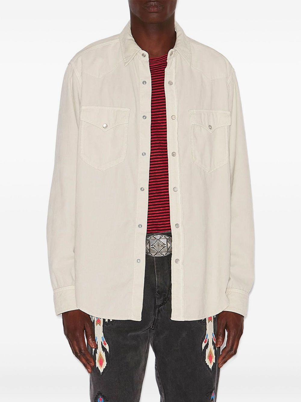 Vasco corduroy long-sleeve shirt - 2