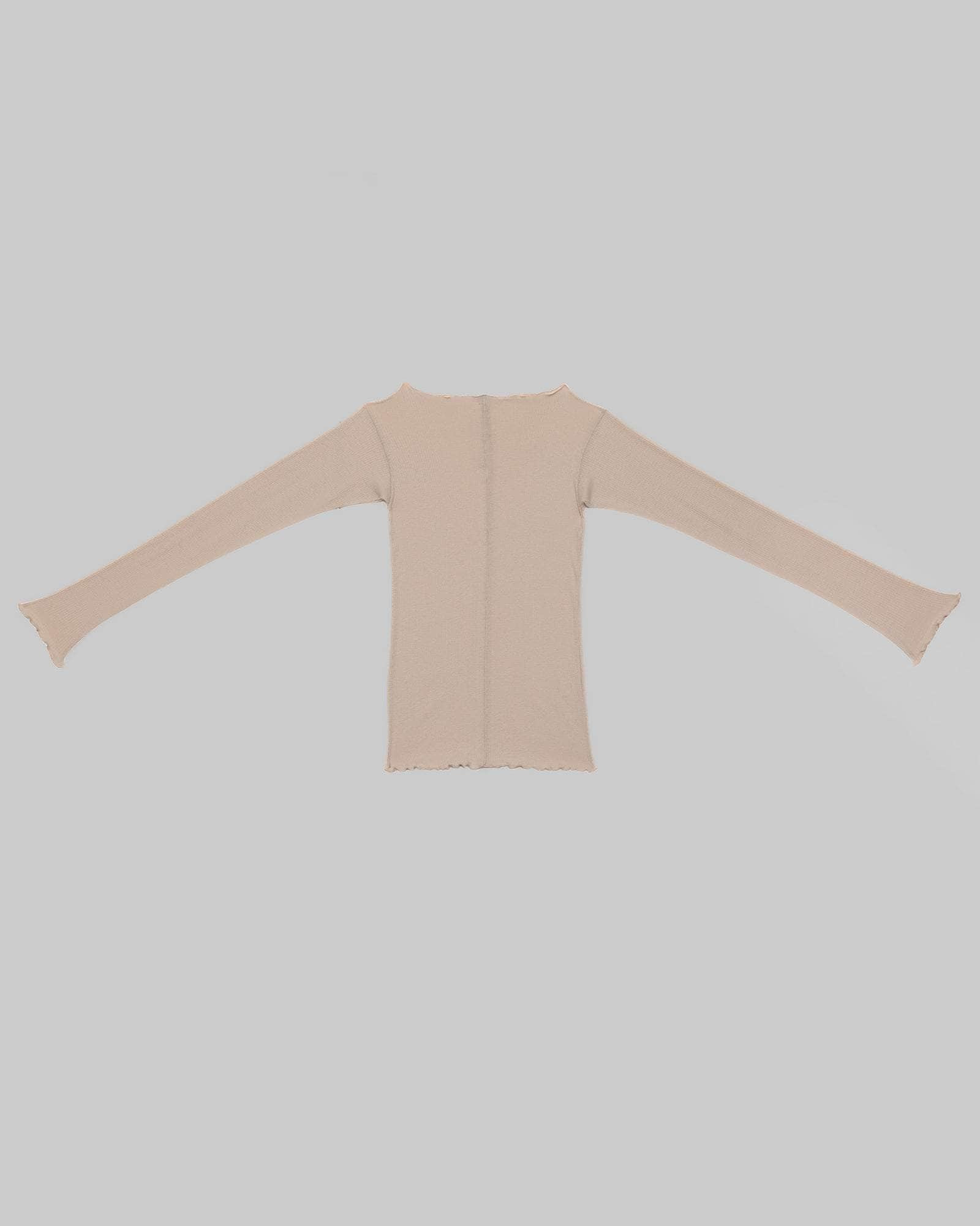 Pama Long Sleeve Tee - Fine Organic Cotton Rib - 8