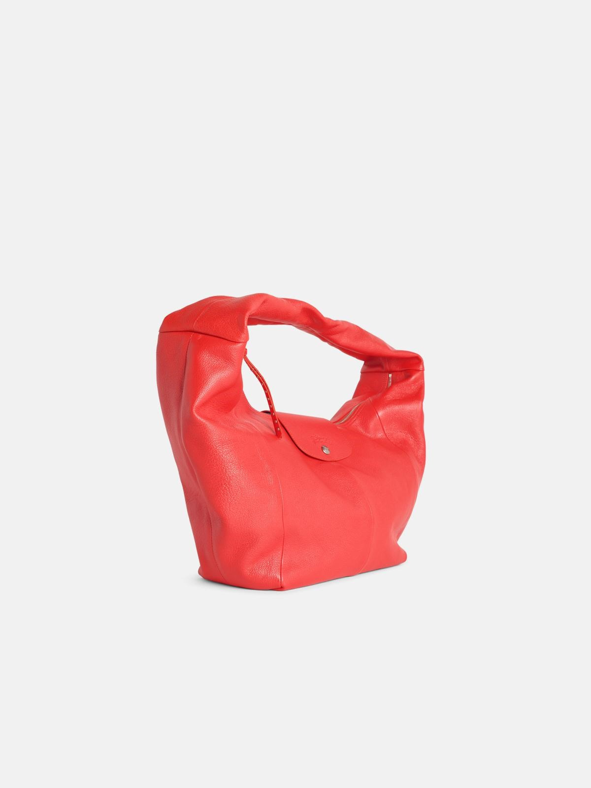 'HOBO L LE PLIAGE XTRA' RED LEATHER BAG - 2