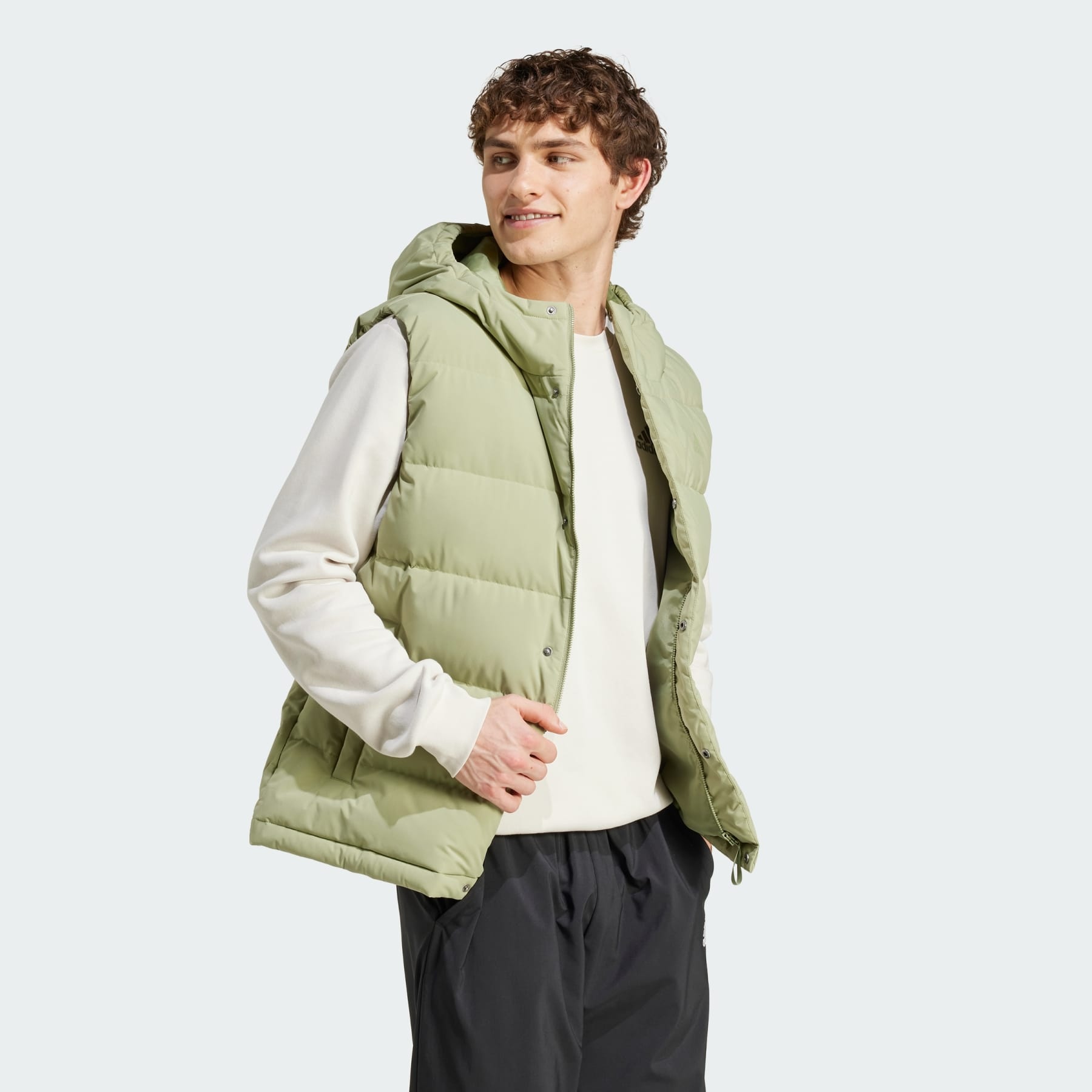Helionic Hooded Down Vest - 4