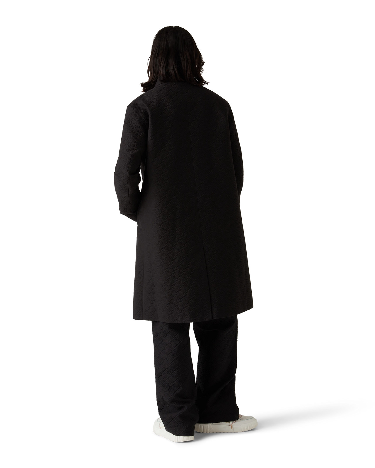 Jacquard Car Coat | Casablanca Paris - 5
