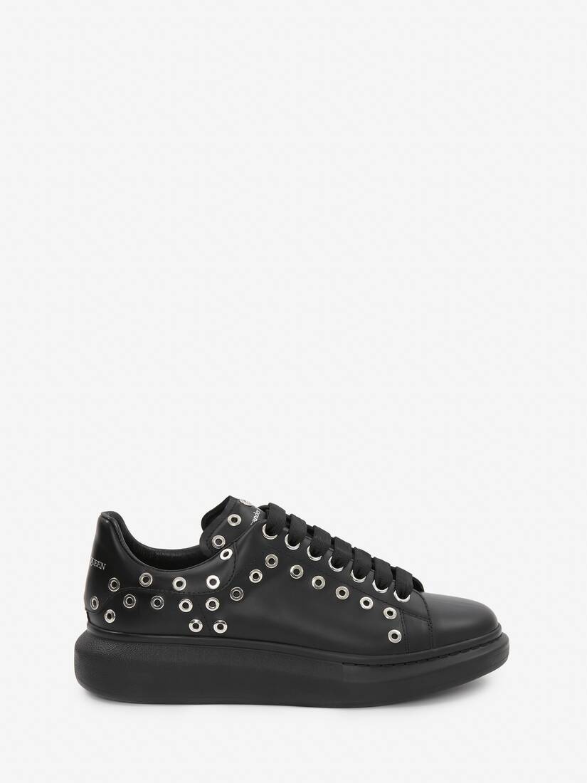 Men's Oversized Sneaker in Black/silver - 1