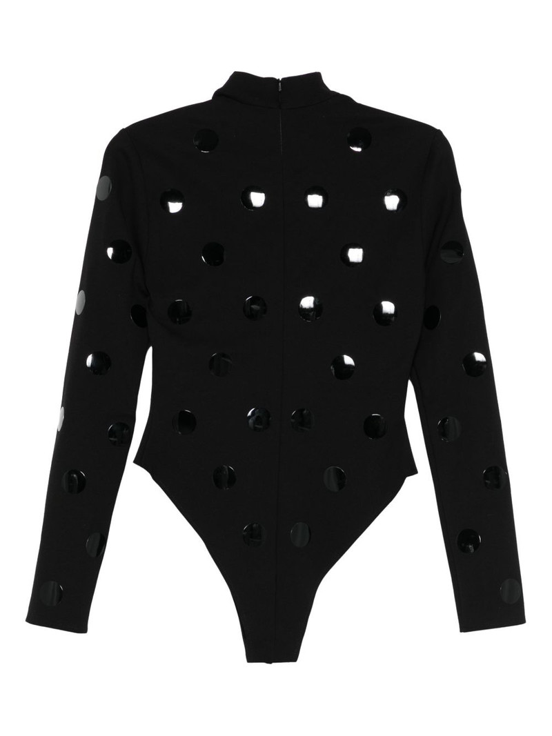 David Koma long-sleeve bodysuit outlook