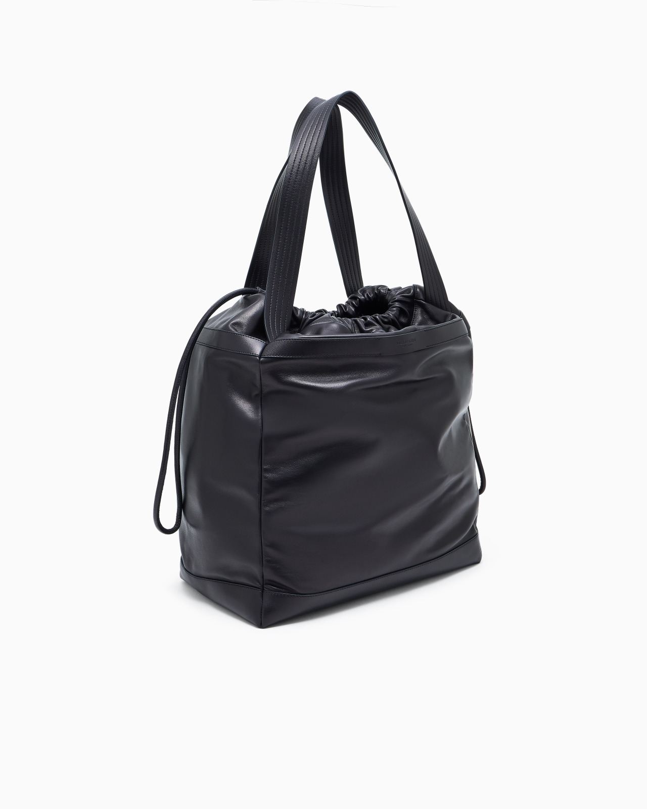 NAPPA-LEATHER SHOPPER BAG WITH SHOULDER STRAP - 2