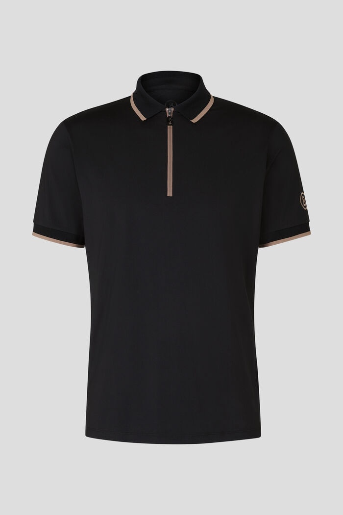 Cody Functional polo shirt in Black - 1