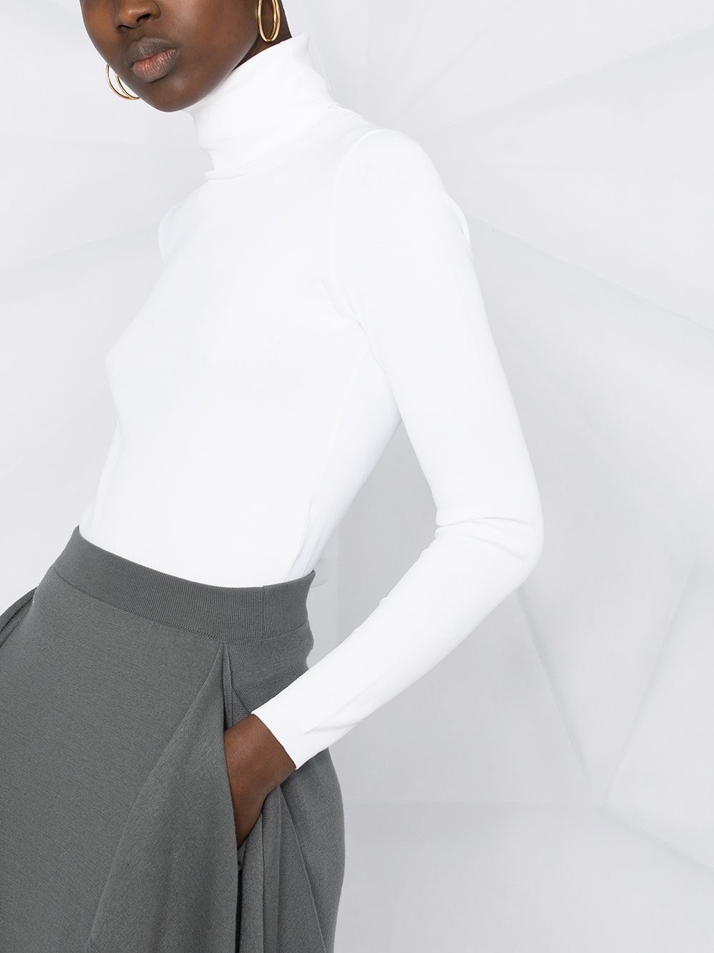 roll neck jumper - 3