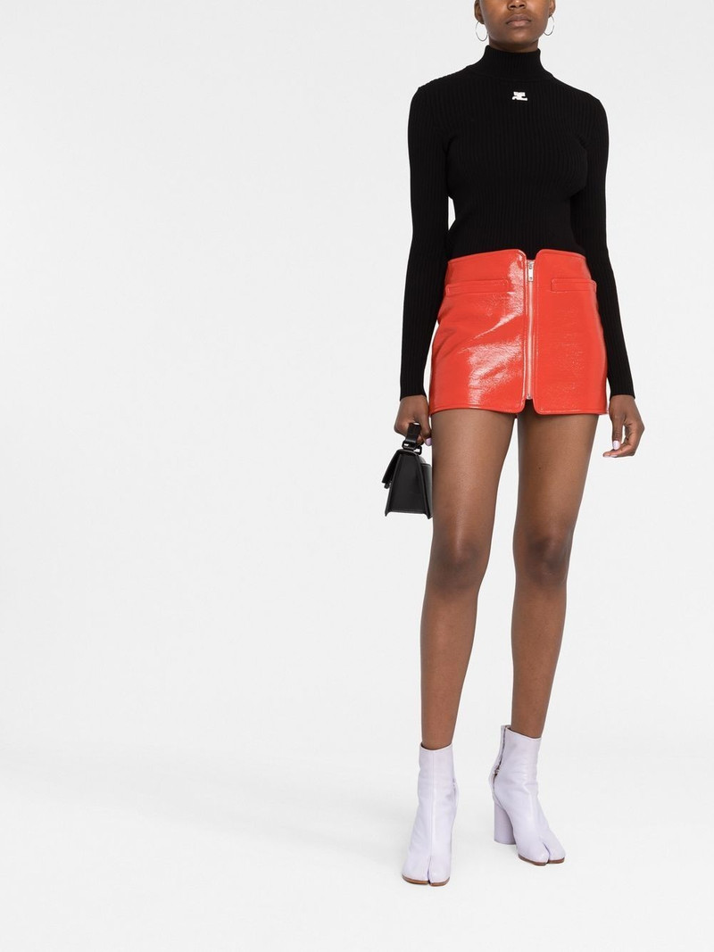courrèges Reedition ribbed sweater outlook