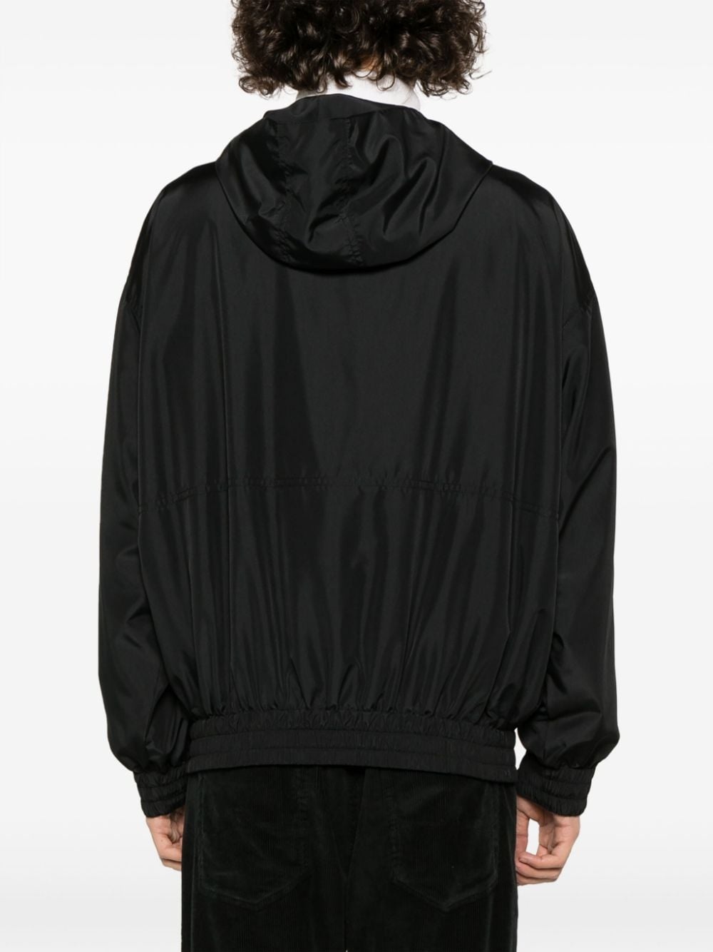 logo-print hooded jacket - 5
