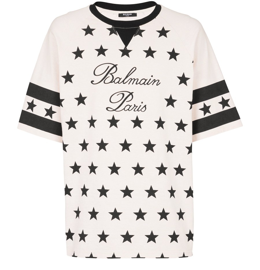 Balmain Signature Stars T-Shirt - 1