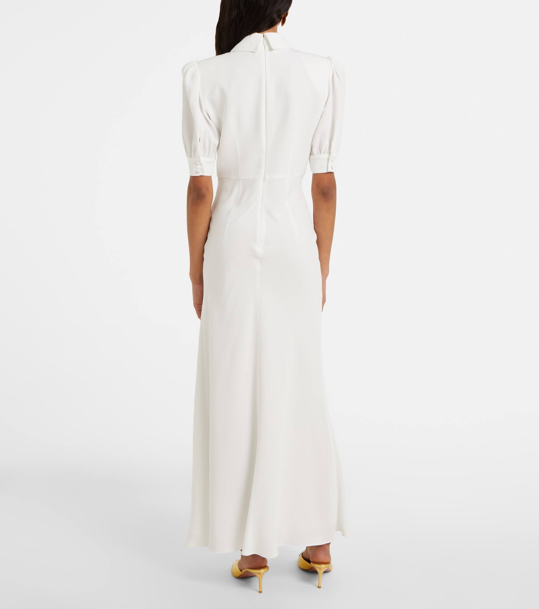 Satin midi dress - 3