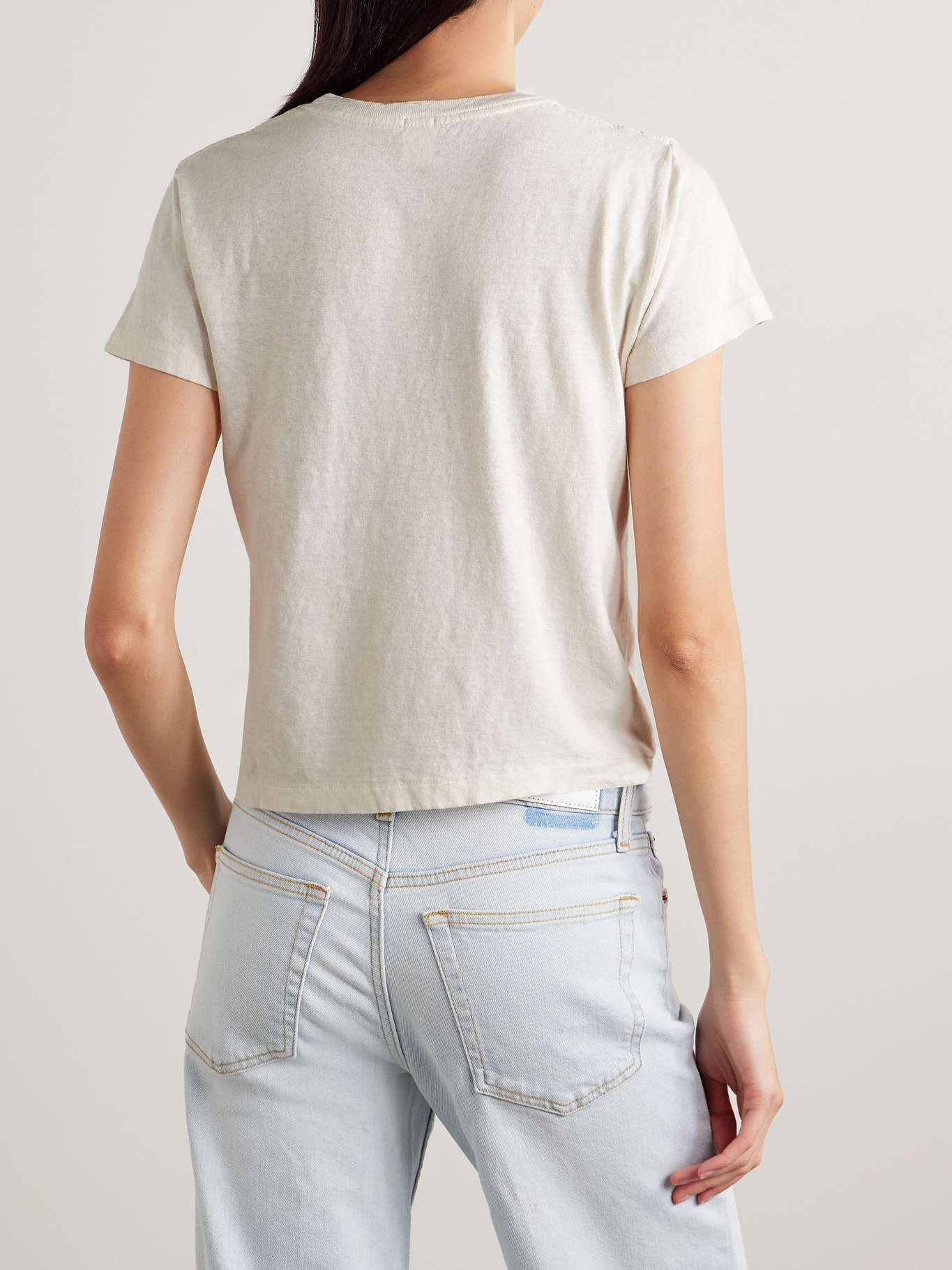 Ski Spree printed cotton-jersey T-shirt White - 4