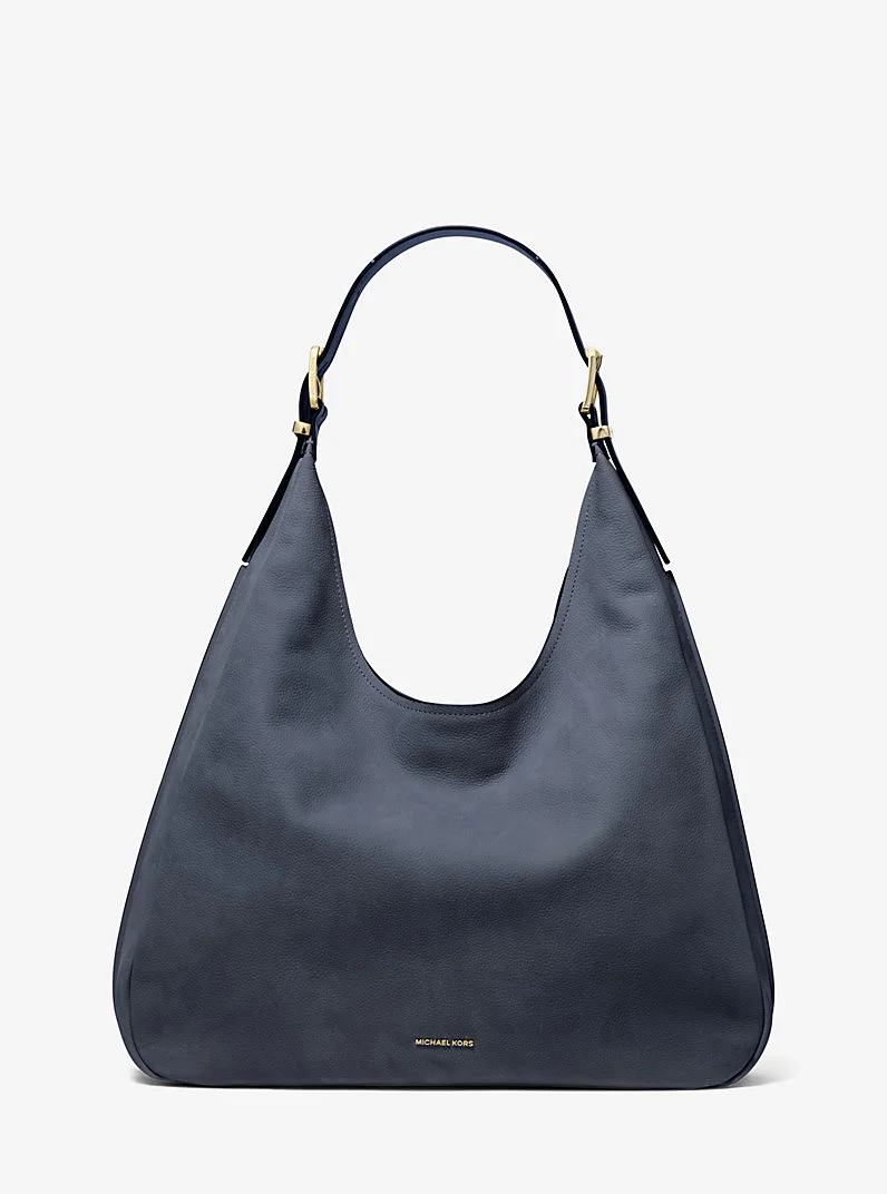 Nolita Large Nubuck Hobo Shoulder Bag - 1