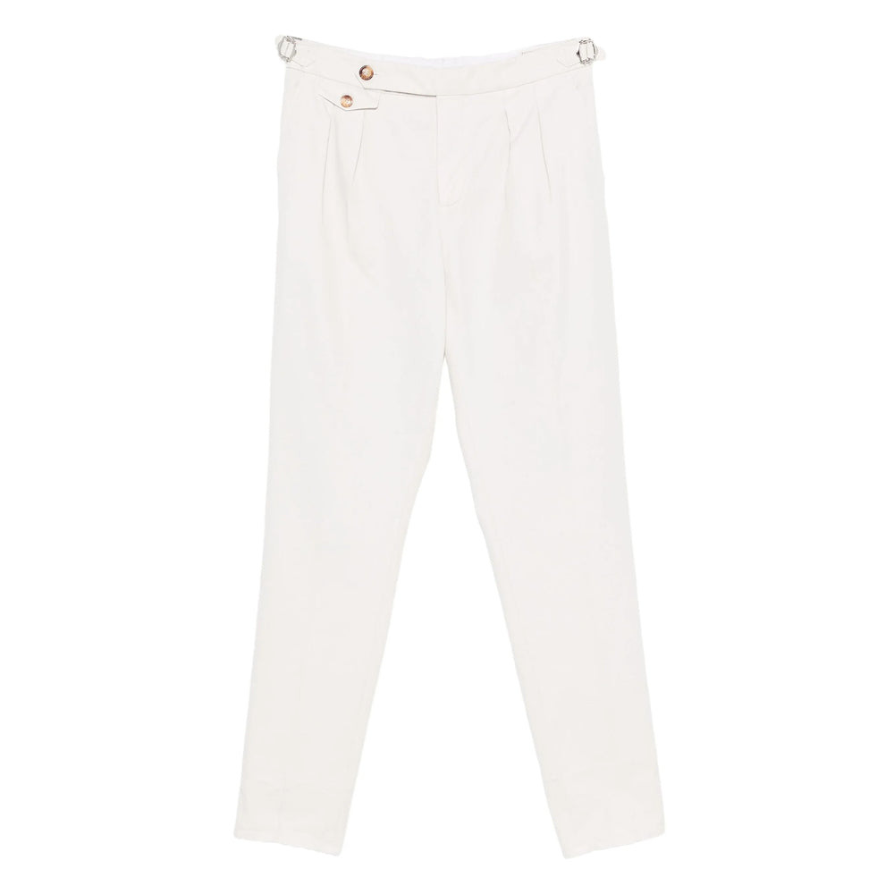 Brunello Cucinelli Neutrals Trousers - Tapered Trousers Men - 1