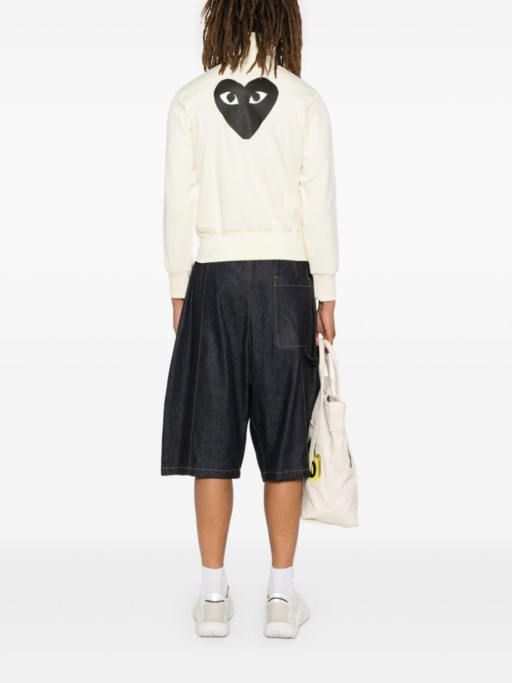 signature heart-patch sweatshirt - 3