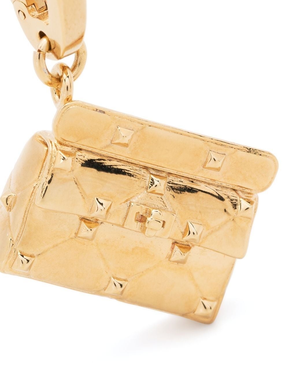 Rockstud quilted bag pendant - 3