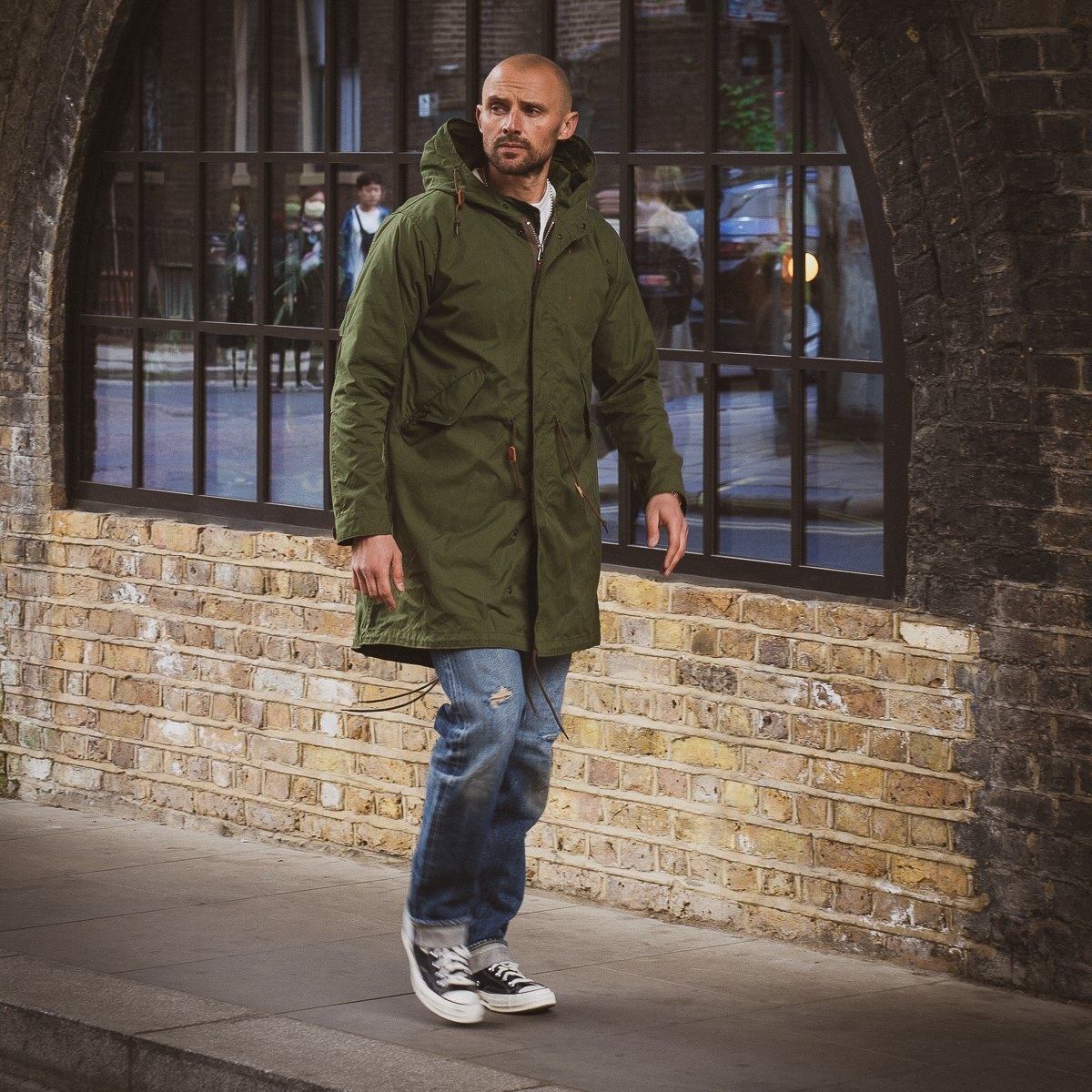 IHM-38-OLV 5oz Quilted Lining M-51 Type Field Coat - Olive - 5
