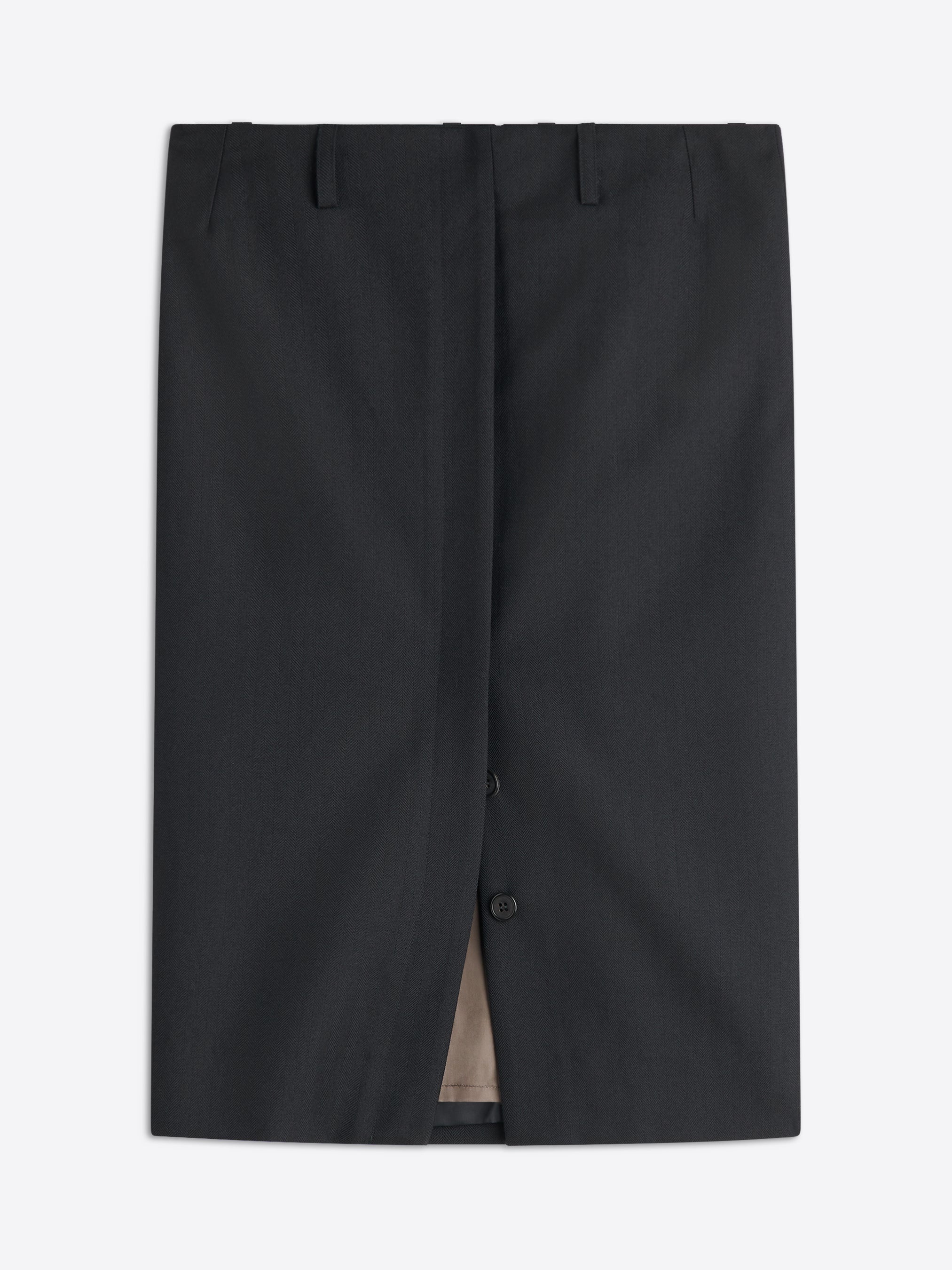 FRONT SLIT SKIRT - 1