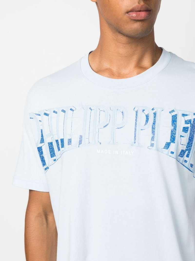 logo-print cotton T-shirt 5