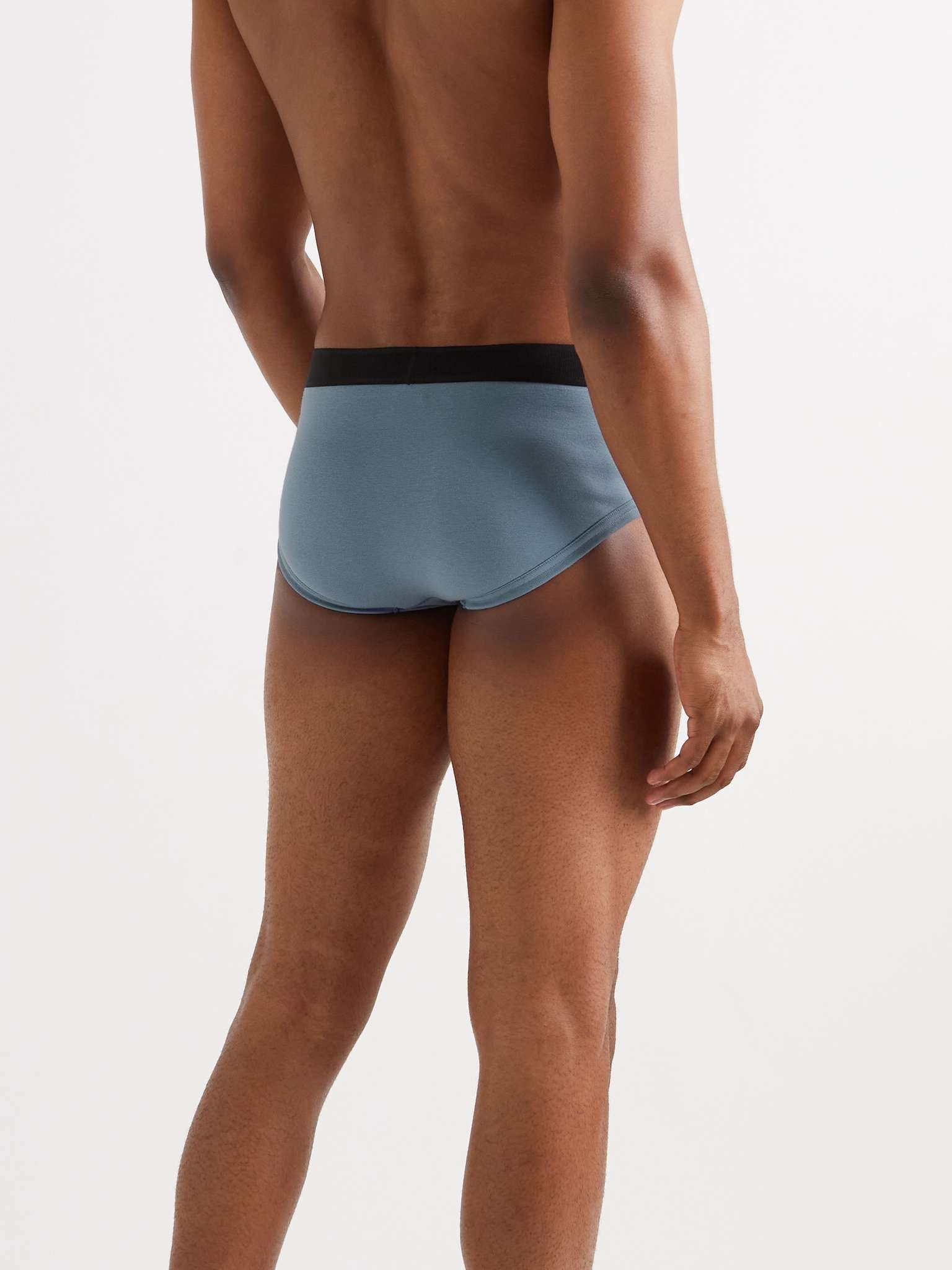 Stretch-Cotton Jersey Briefs - 3