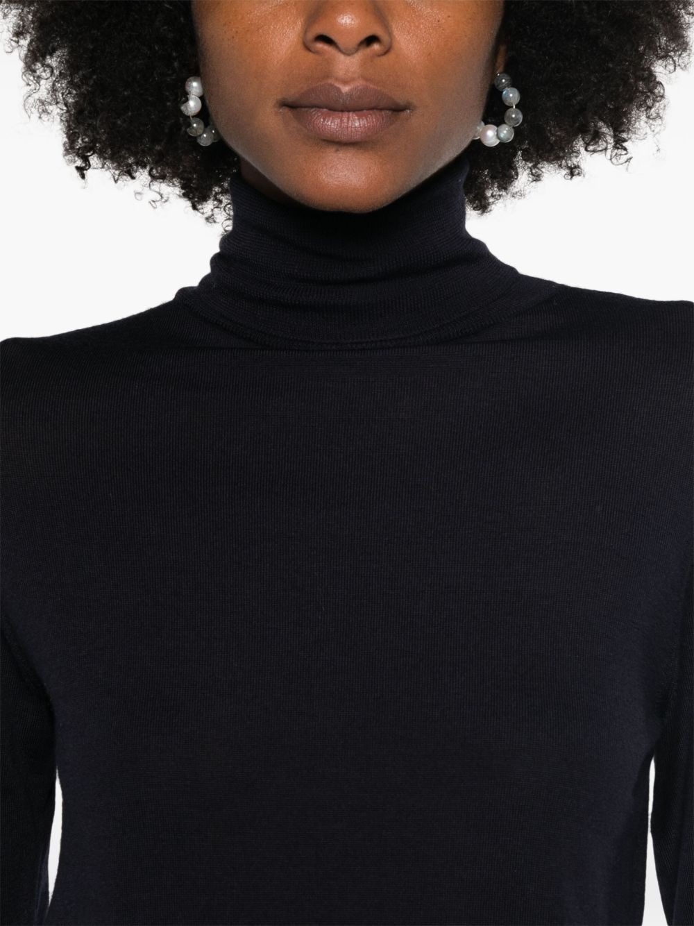 roll-neck virgin wool sweater - 5
