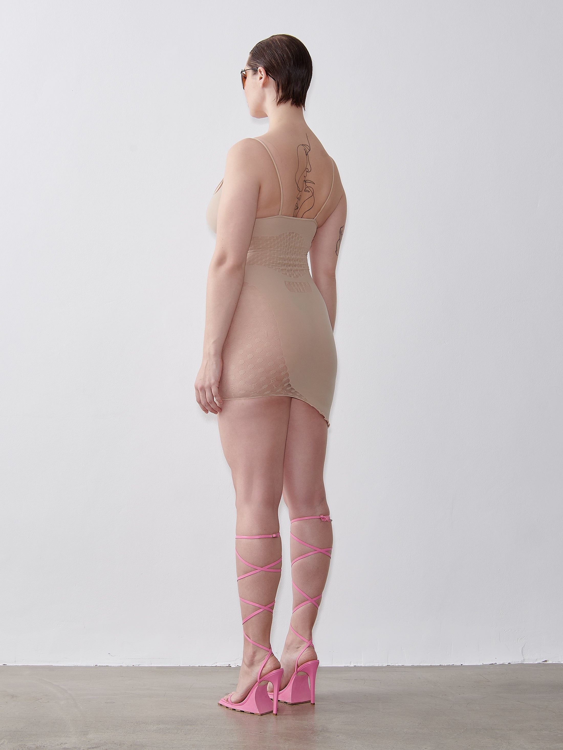 ANITA DRESS TAUPE - 3