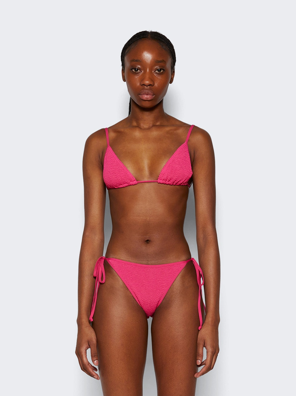 Luana Triangle Bikini Top Raspberry - 3