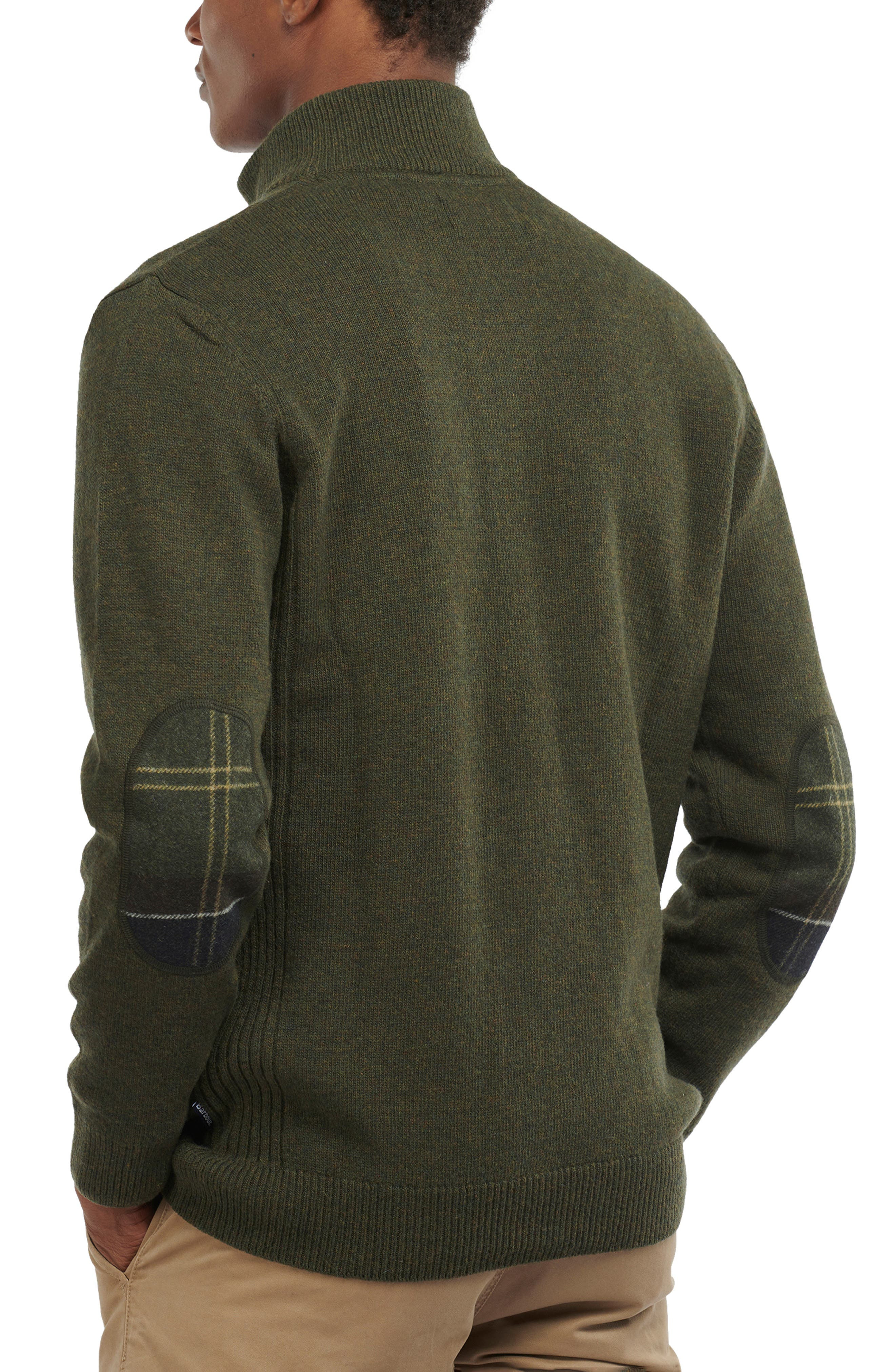 Barbour Holden Wool Pullover in Olive Marl at Nordstrom - 2