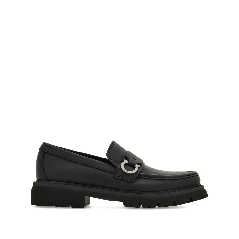Ferragamo Black Loafers Men - 1