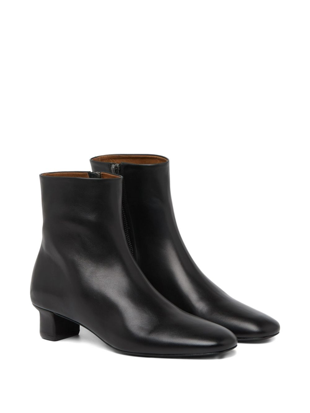 leather zip-fastening boots - 2