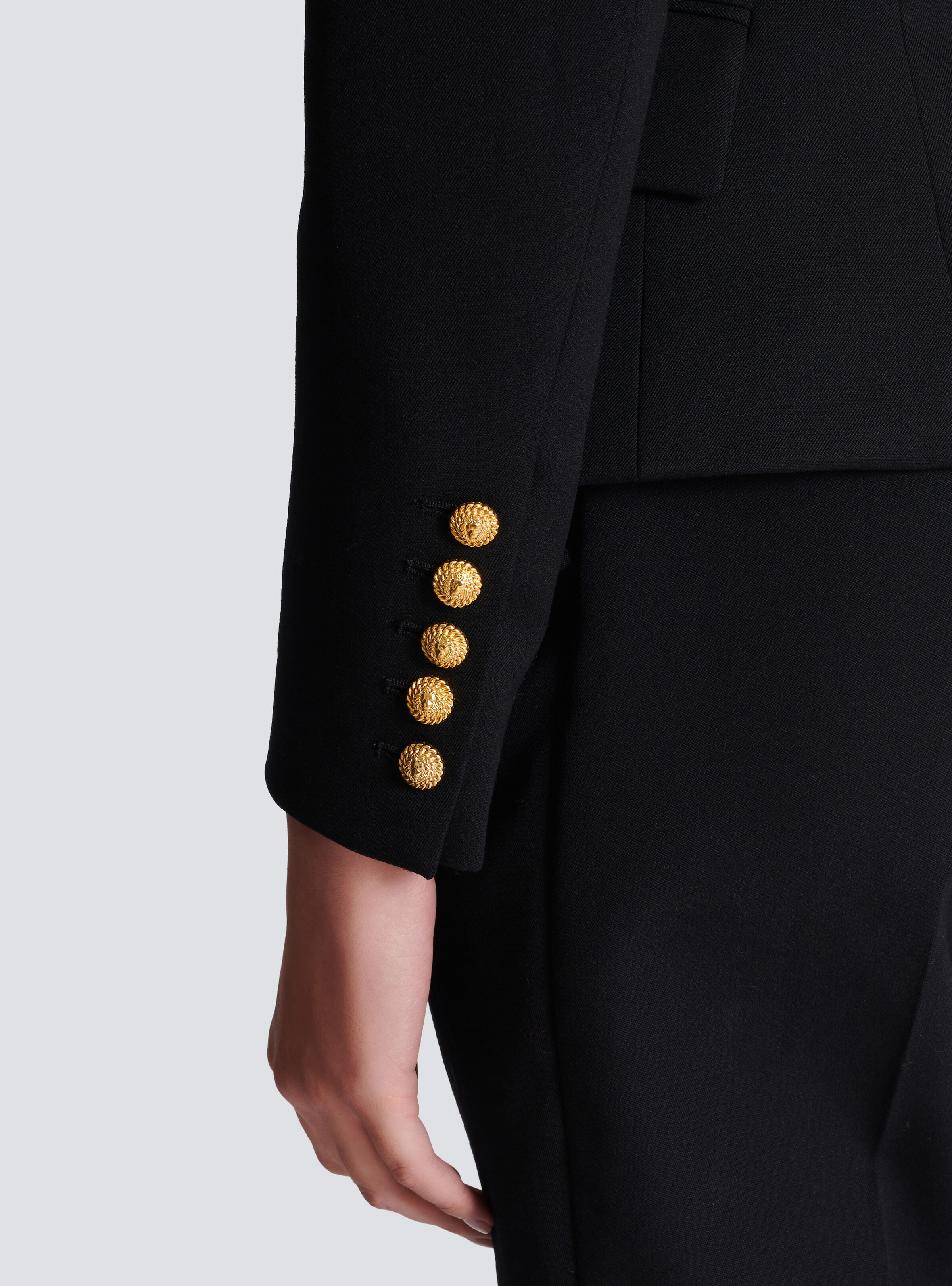 Grain de poudre 6-button fitted jacket - 6