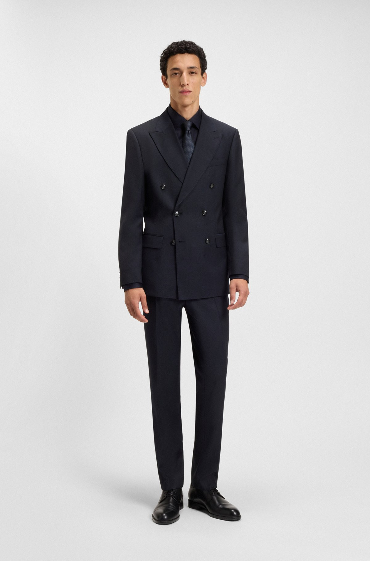 SLIM-FIT SHIRT IN EASY-IRON AUSTRIAN COTTON POPLIN - 4