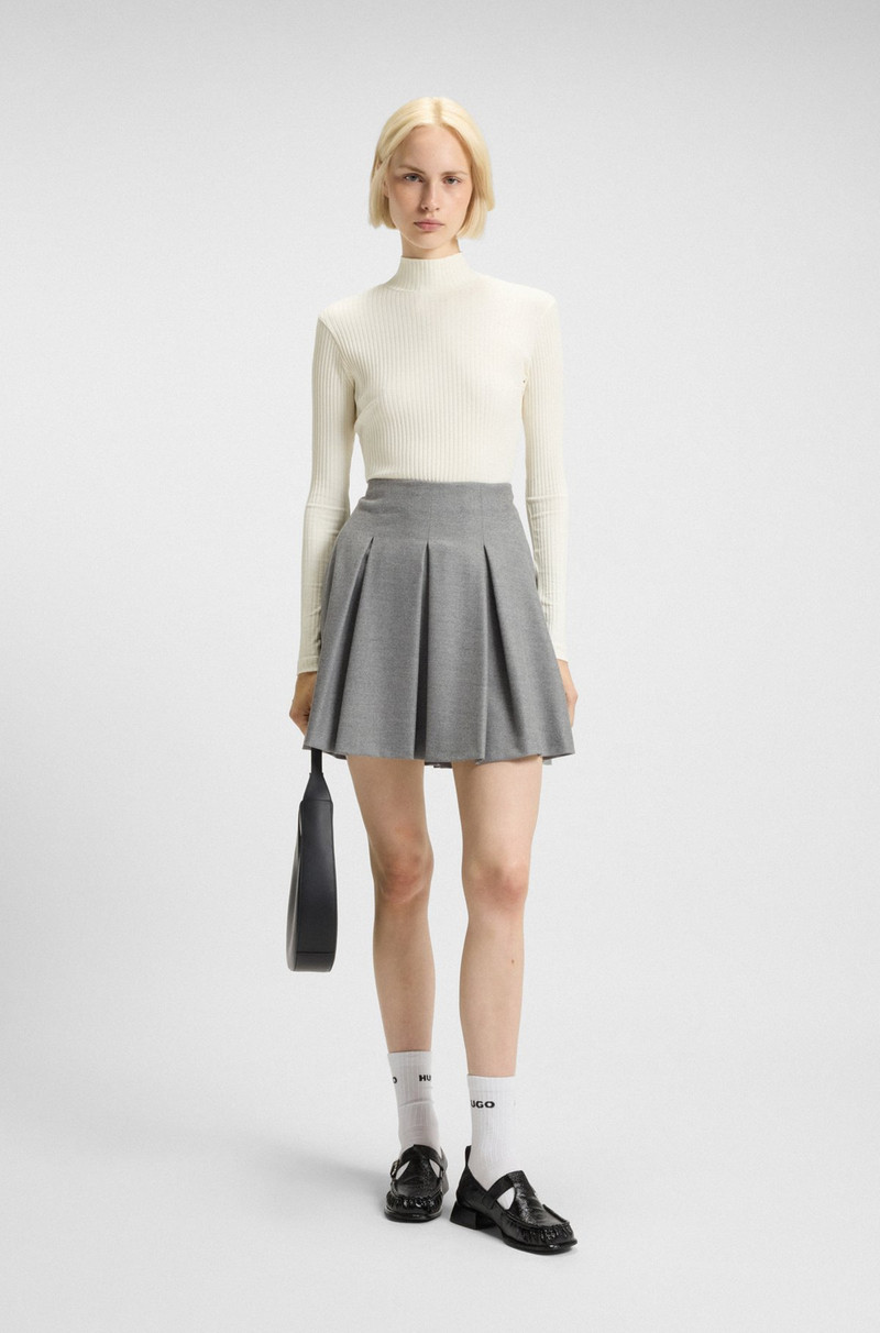 HUGO LOGO-PRINT SLIM-FIT T-SHIRT IN STRETCH COTTON outlook