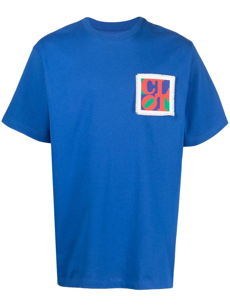 Maraud logo-embroidered cotton T-shirt 1