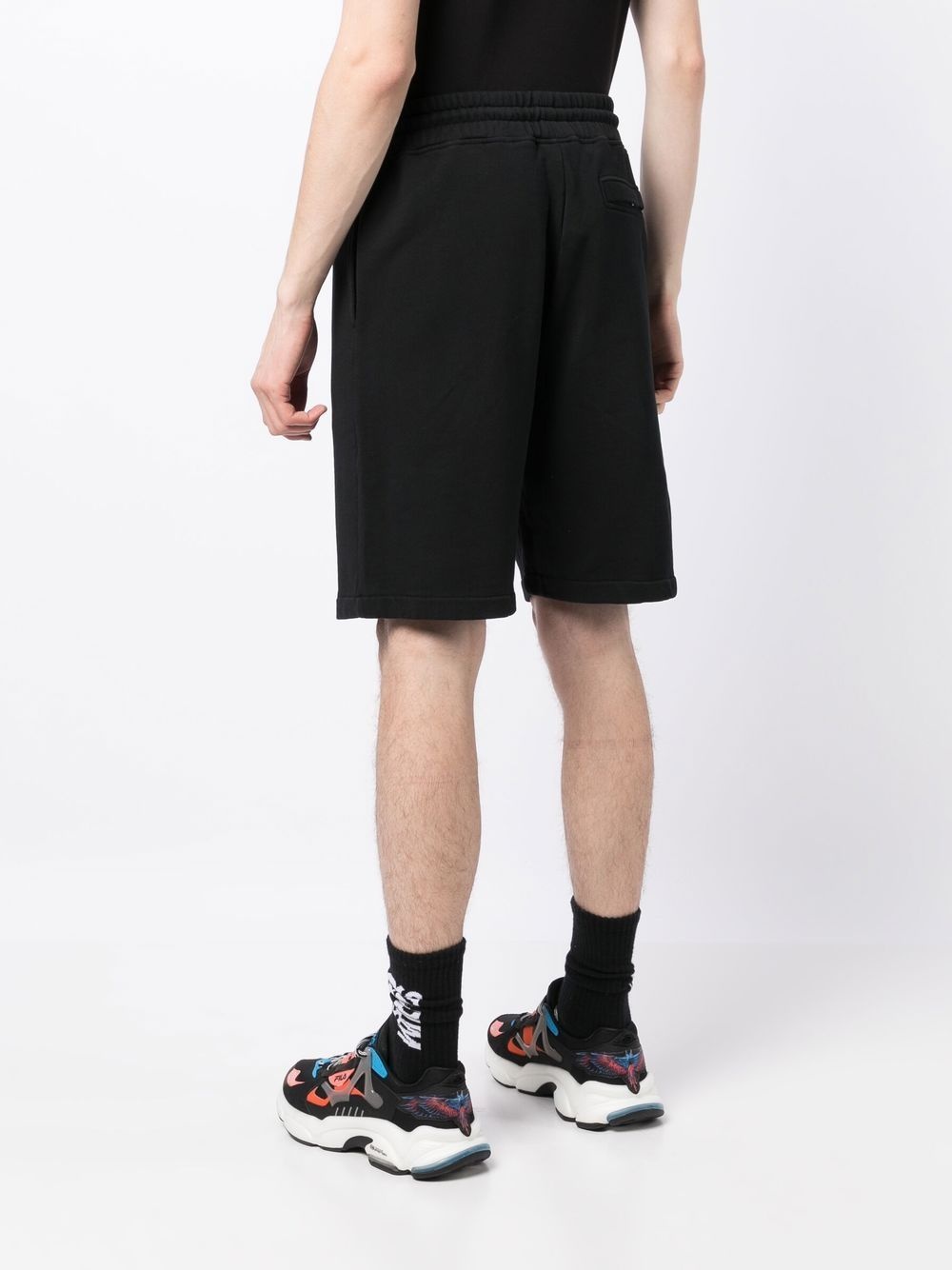 knee-length track shorts - 4