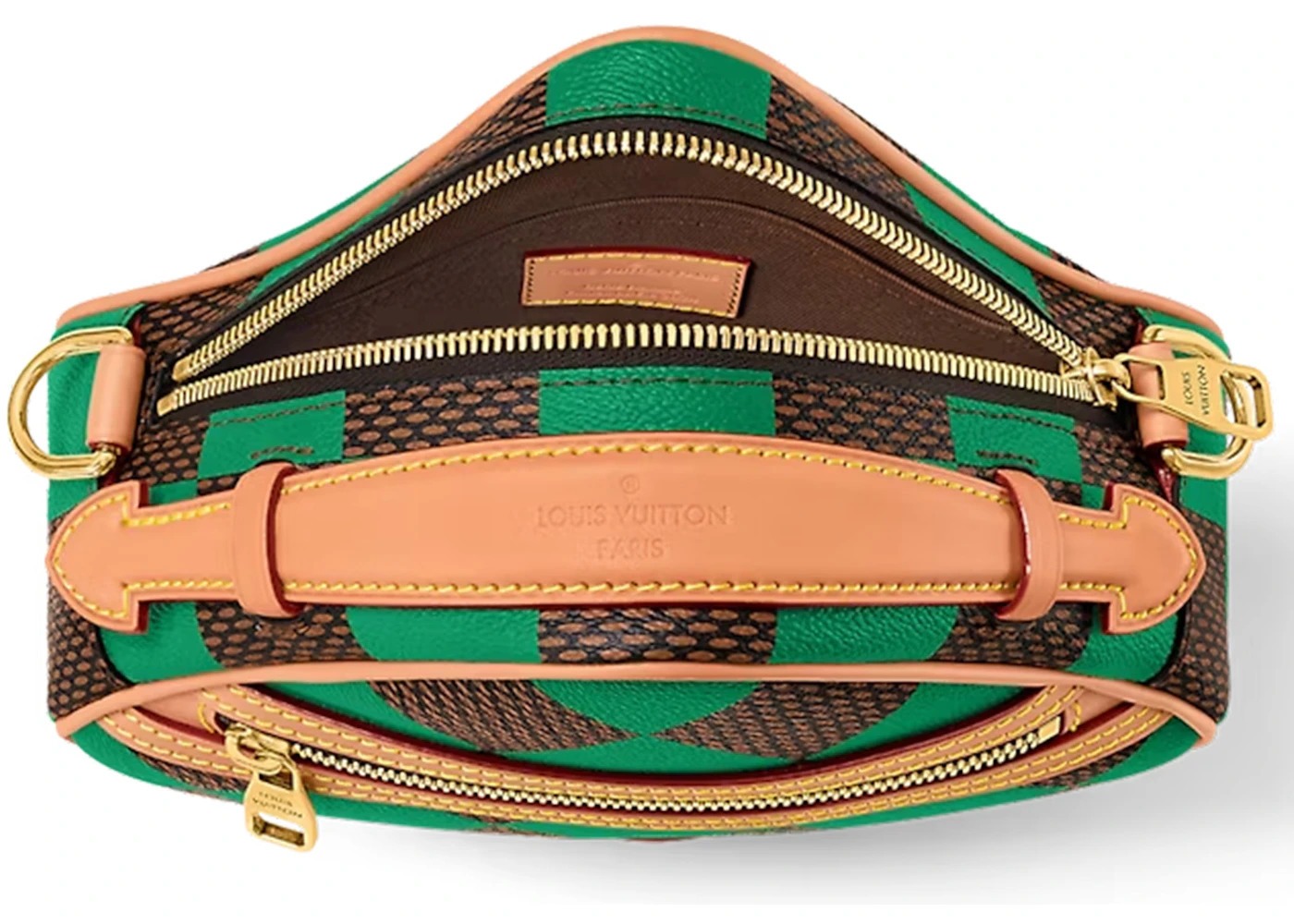 Louis Vuitton Chess Messenger Bag Damier Pop Green - 3