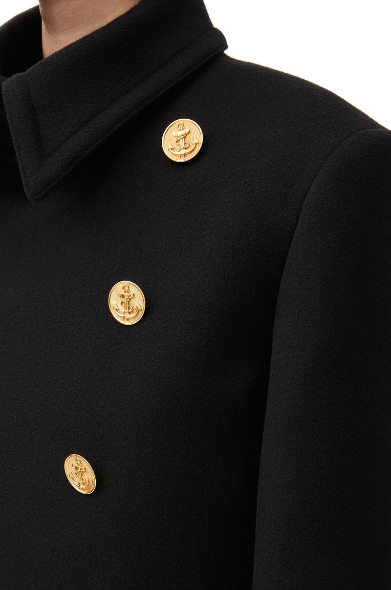 Peacoat in wool and cashmere 5